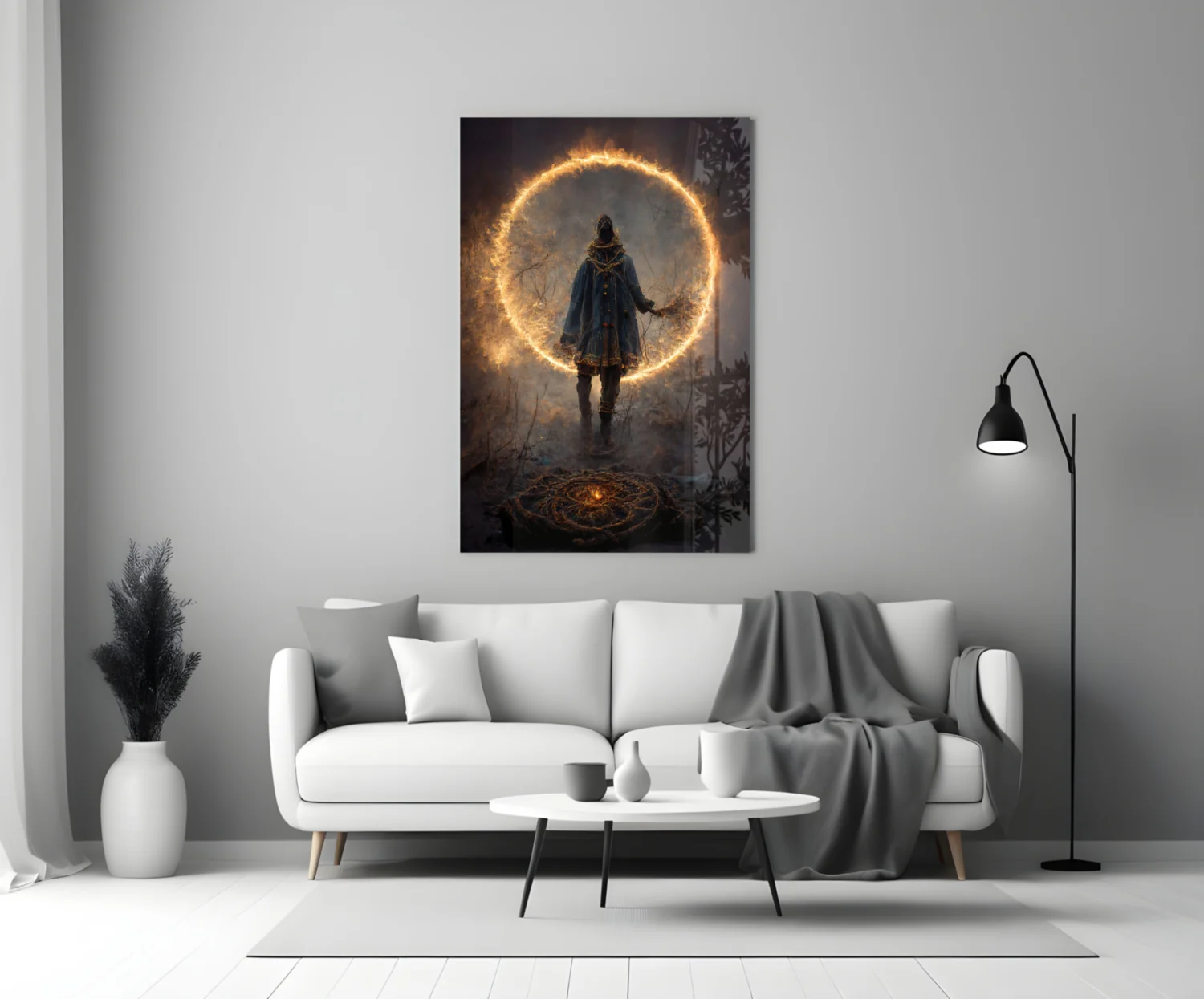 Circle Glass Wall Art || Designer Collection - Image 4