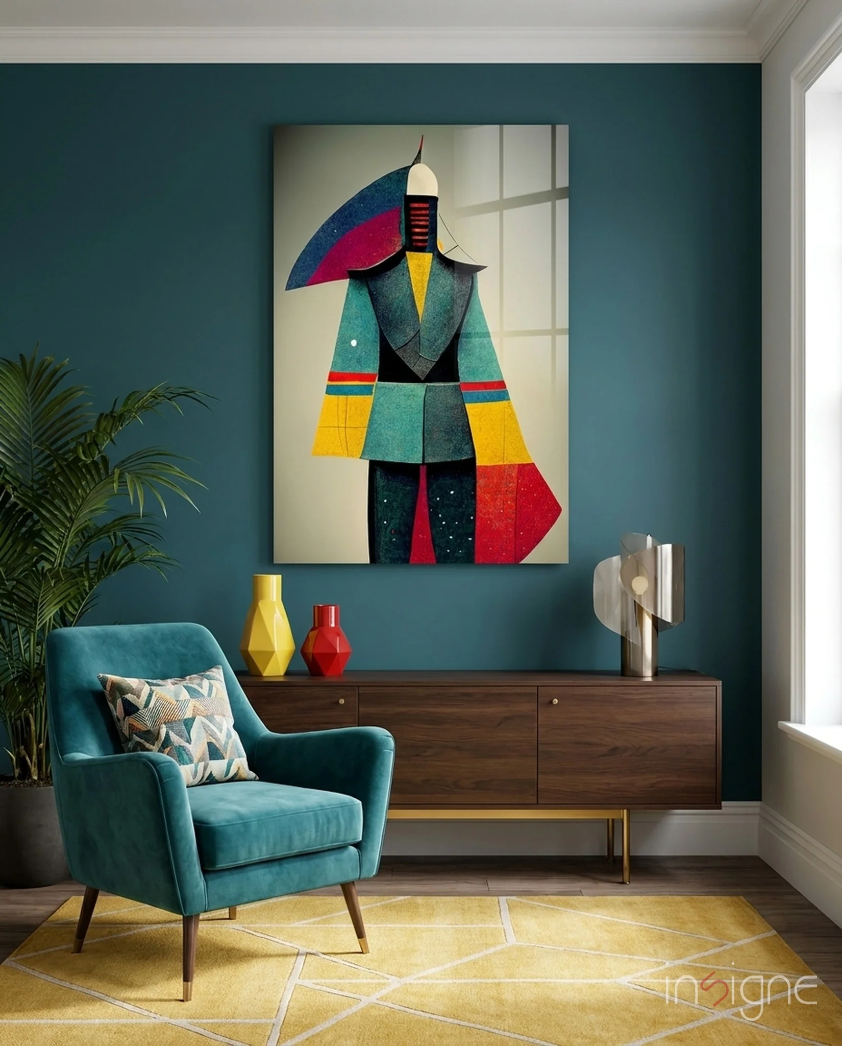 Colored Man Glass Art || Designers Collection