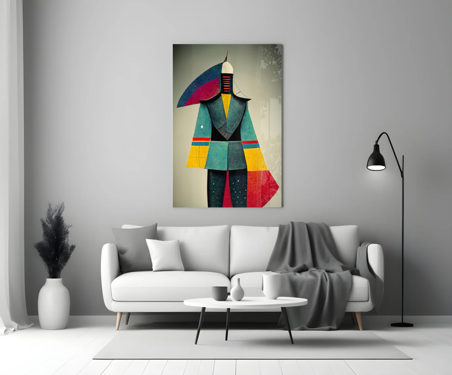 Colored Man Glass Art || Designers Collection - Image 4