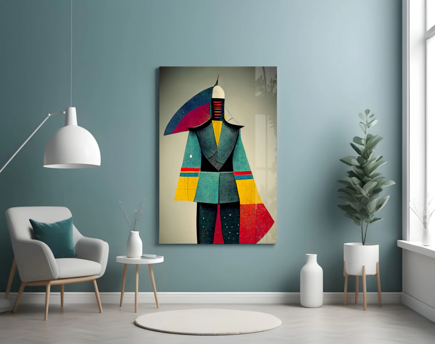 Colored Man Glass Art || Designers Collection - Image 5
