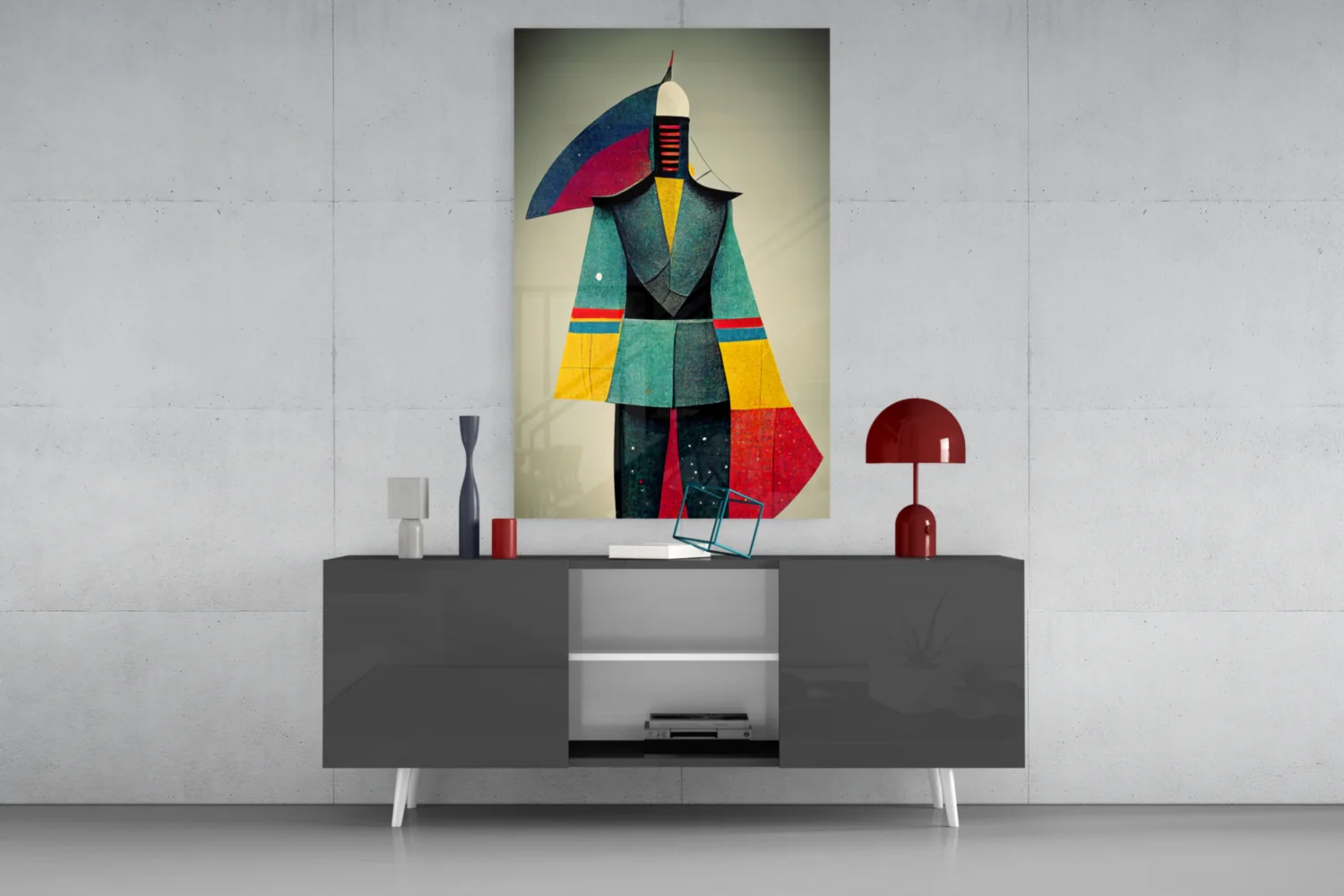 Colored Man Glass Art || Designers Collection - Image 9