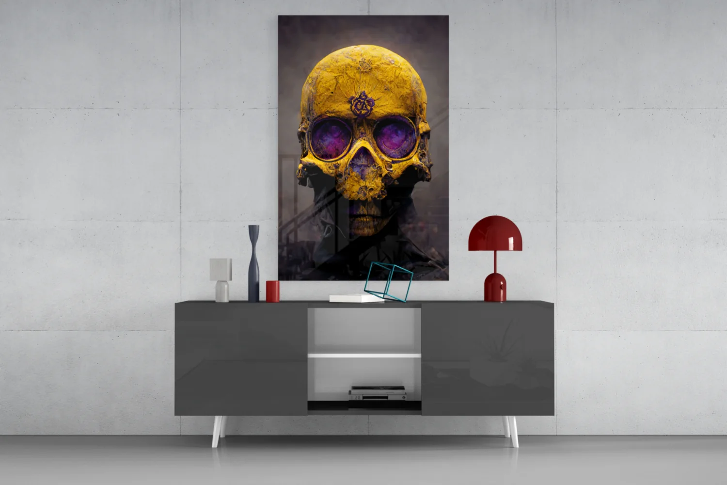 Skull Glass Art || Designers Collection - Image 9