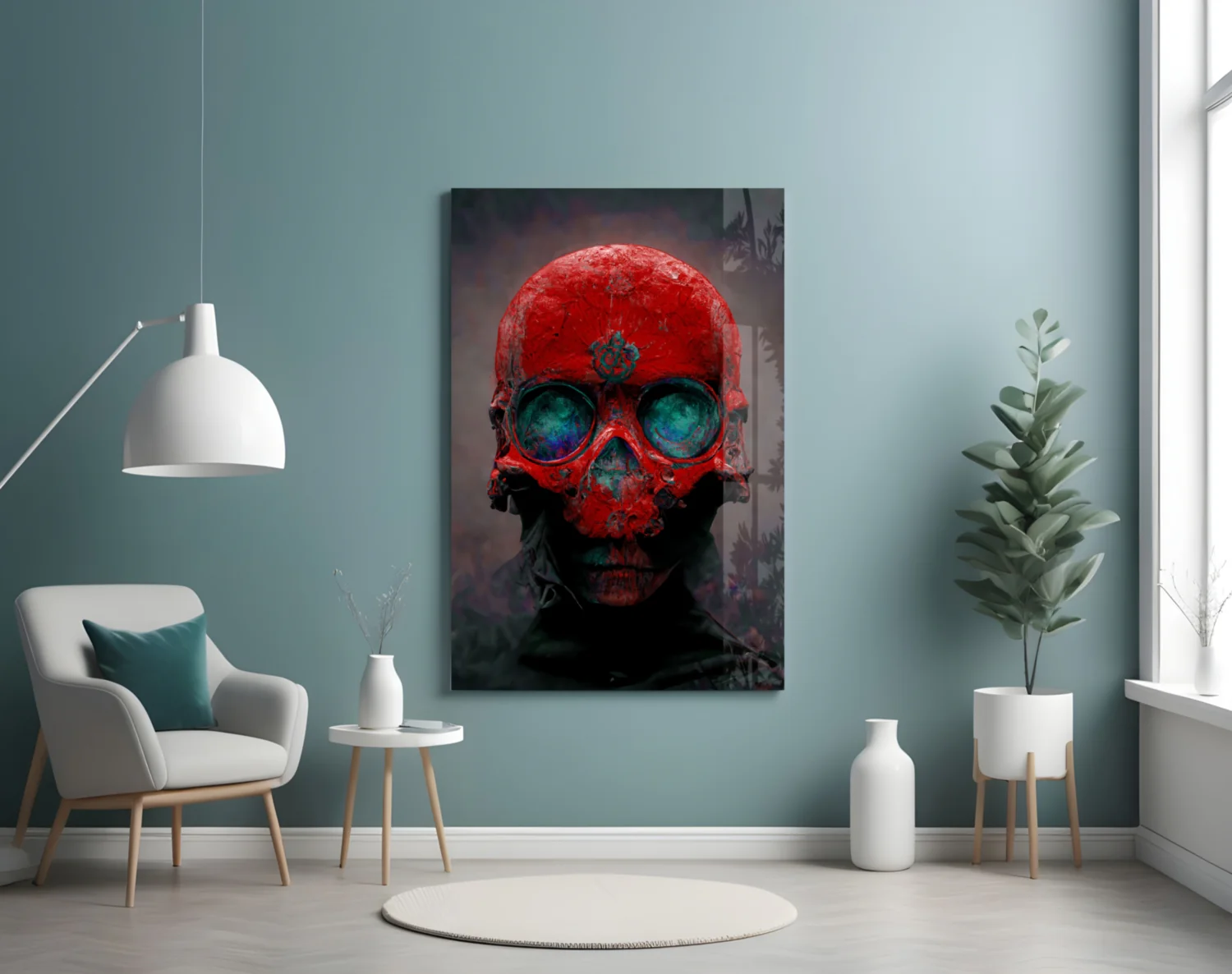 Skull Glass Art  || Designers Collection - Image 5