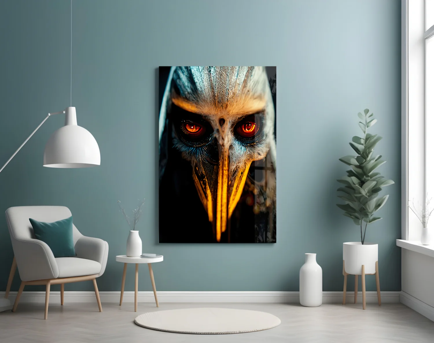 The Beak's Reveal Glass Wall Art || Designer Collection - Image 5