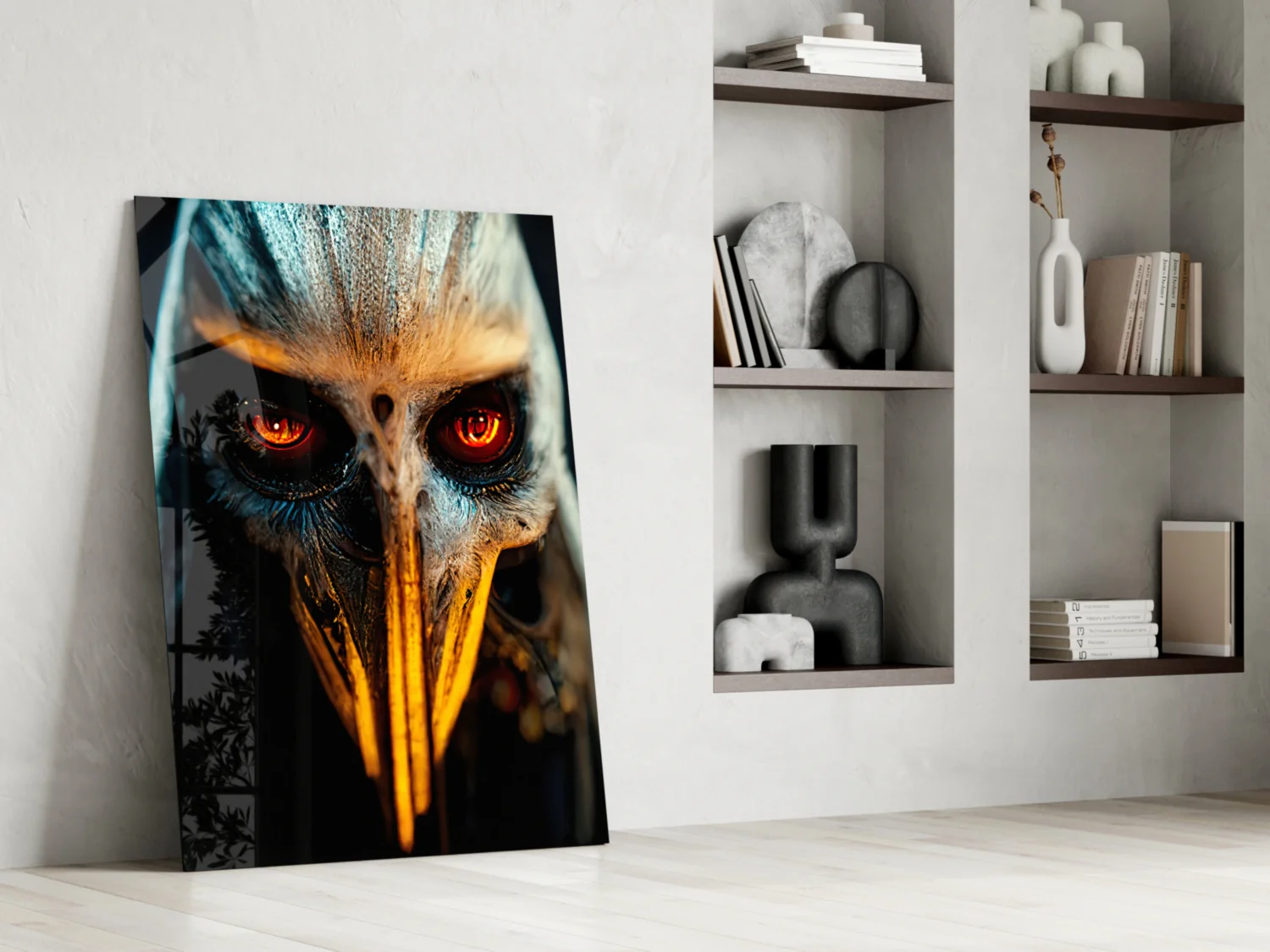 The Beak's Reveal Glass Wall Art || Designer Collection - Image 7