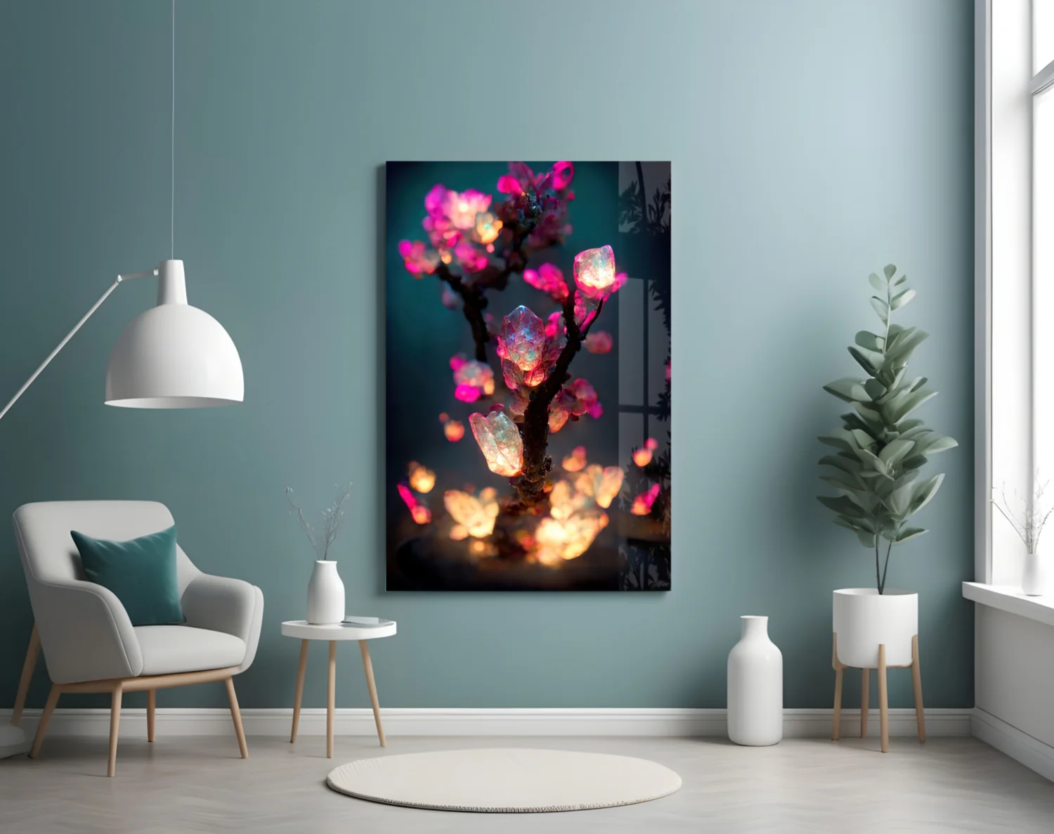 Fire Blooms Glass Art  || Designer Collection - Image 5
