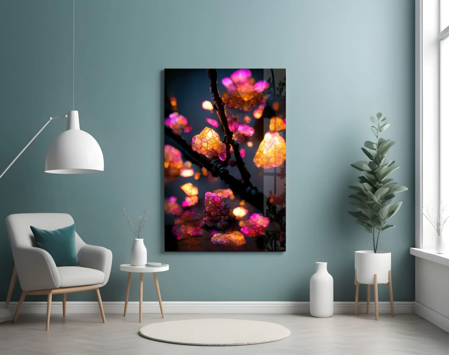Fire Blooms Glass Art || Designer Collection - Image 5