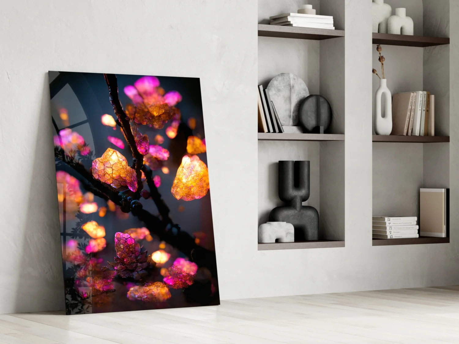Fire Blooms Glass Art || Designer Collection - Image 7