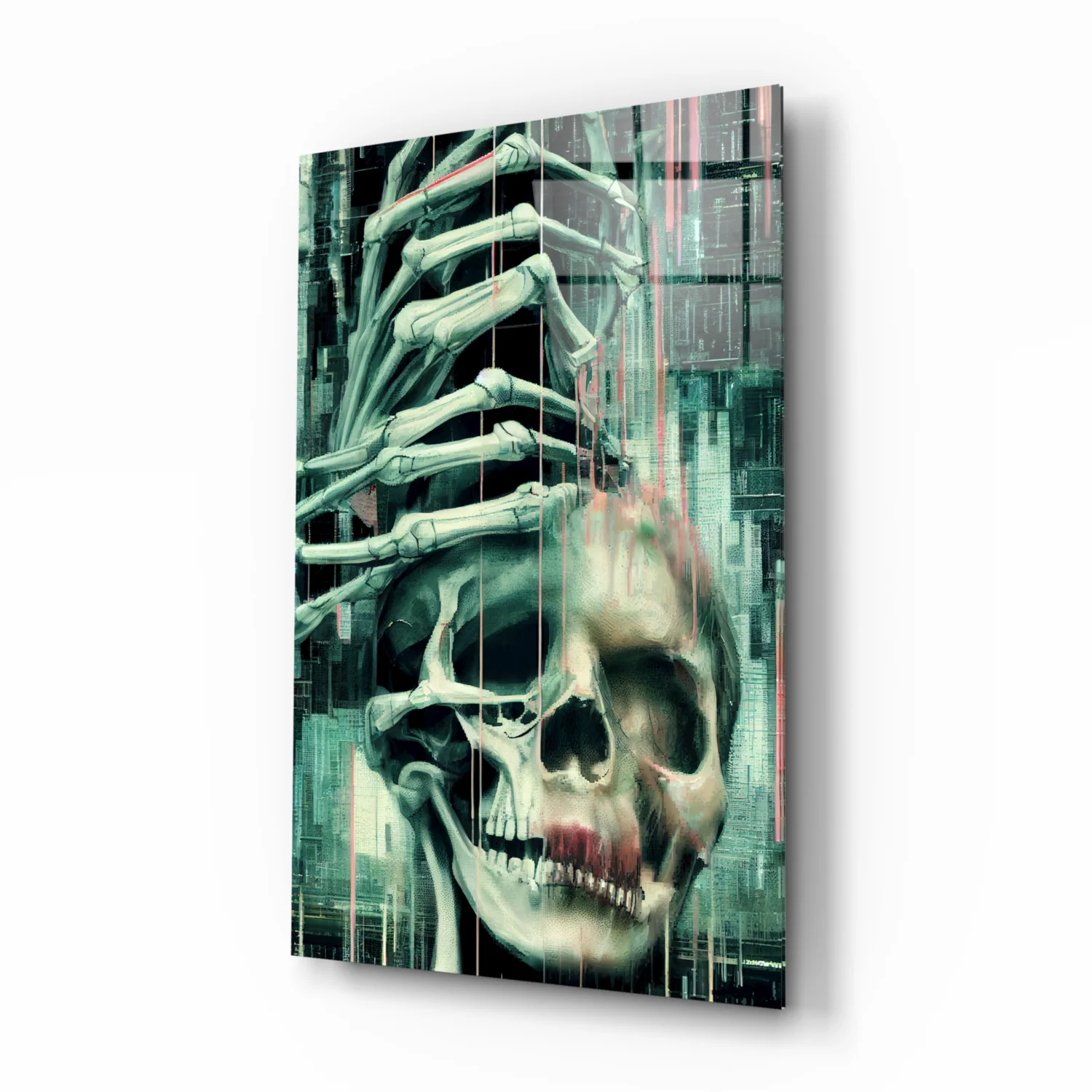 Fall of Skeletons Glass Art  || Designers Collection - Image 2