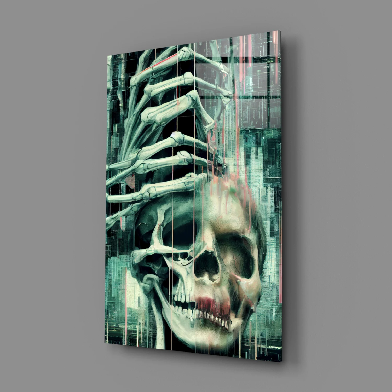 Fall of Skeletons Glass Art  || Designers Collection - Image 3