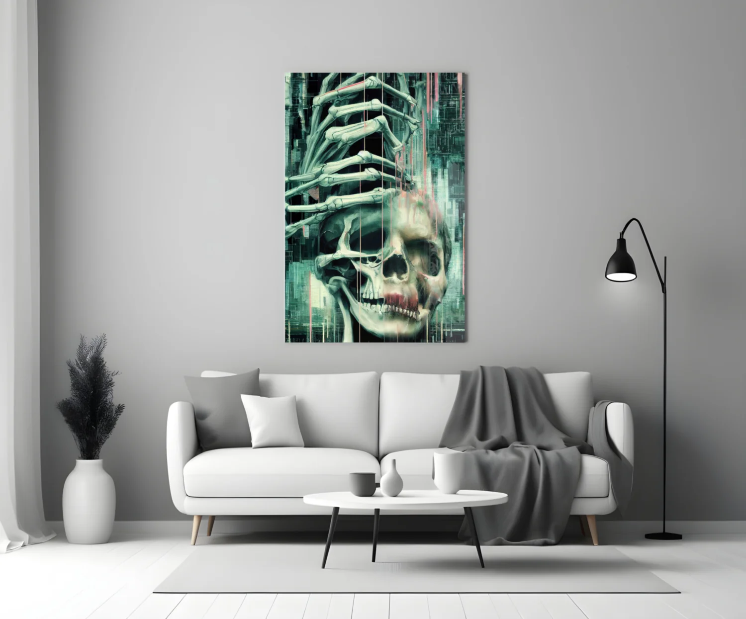 Fall of Skeletons Glass Art  || Designers Collection - Image 4