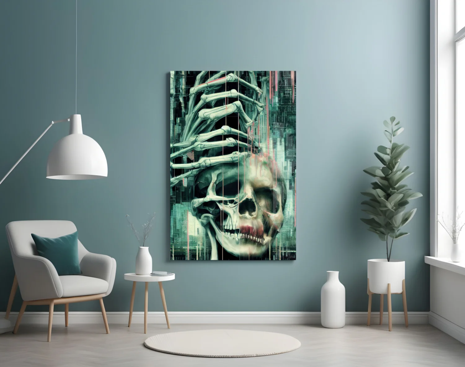Fall of Skeletons Glass Art  || Designers Collection - Image 5