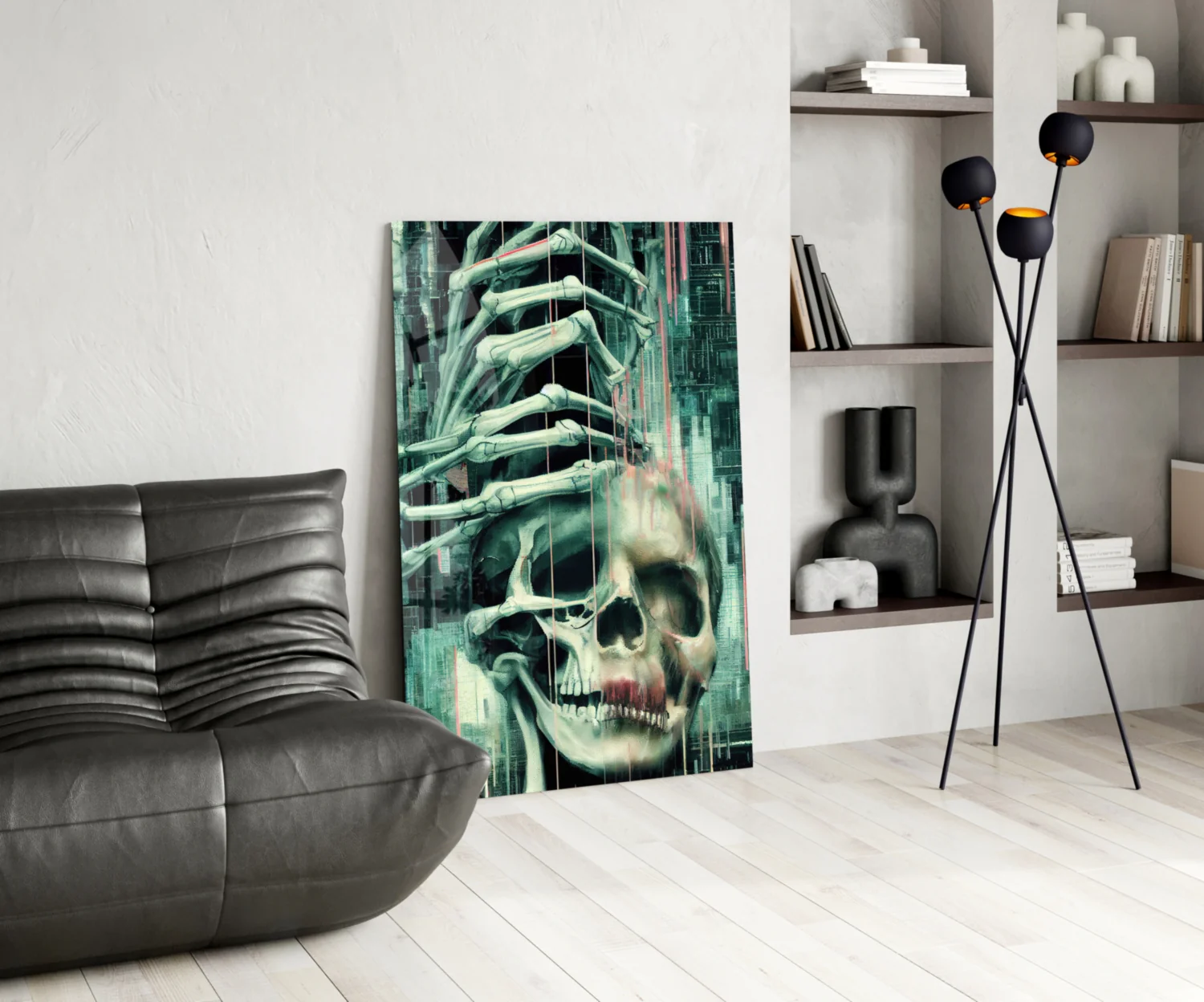 Fall of Skeletons Glass Art  || Designers Collection - Image 6