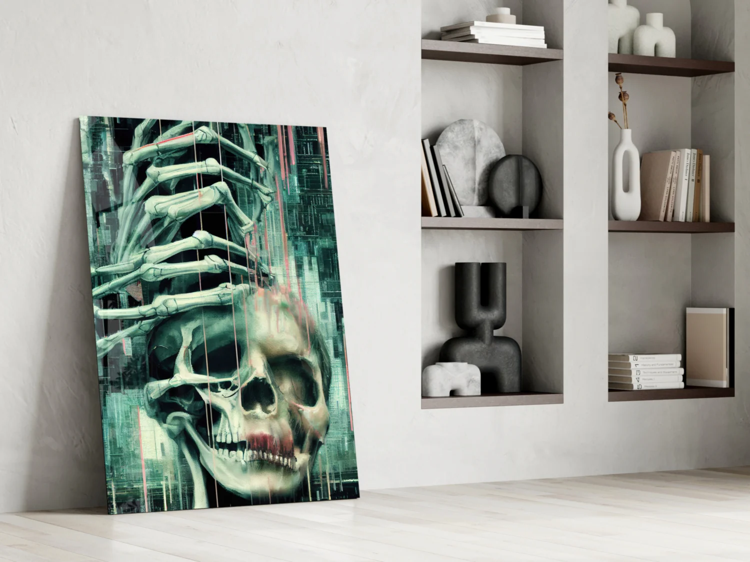 Fall of Skeletons Glass Art  || Designers Collection - Image 7