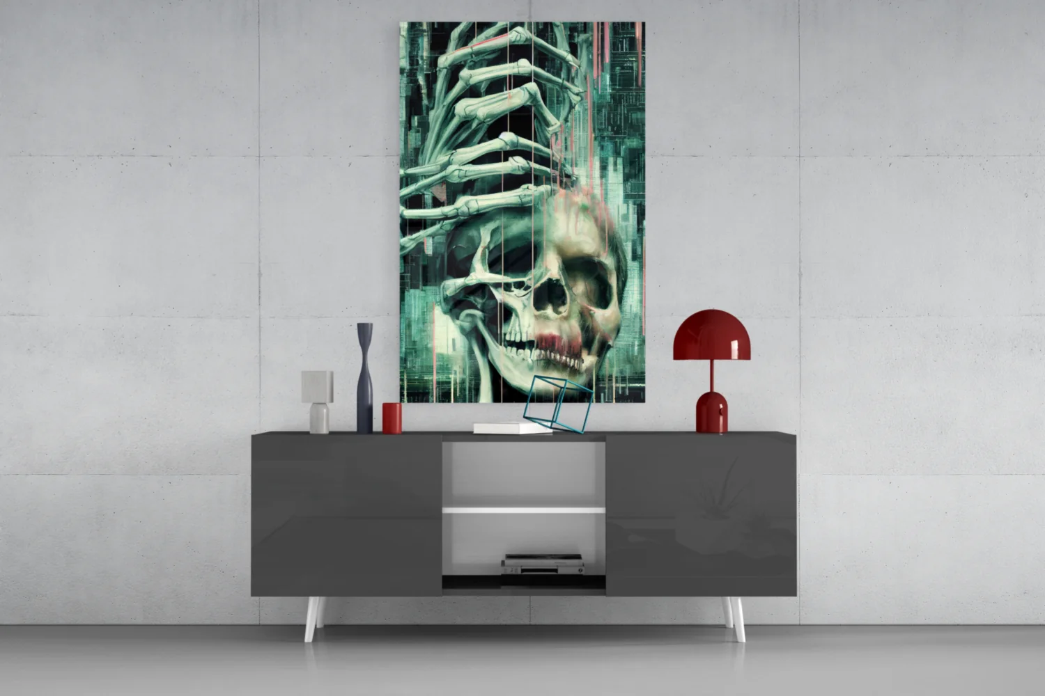 Fall of Skeletons Glass Art  || Designers Collection - Image 9