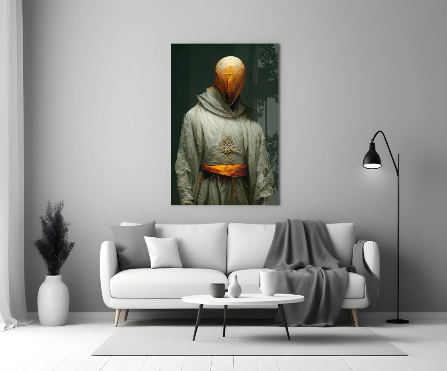Headless Monk Glass Art  || Designer Collection - Image 4