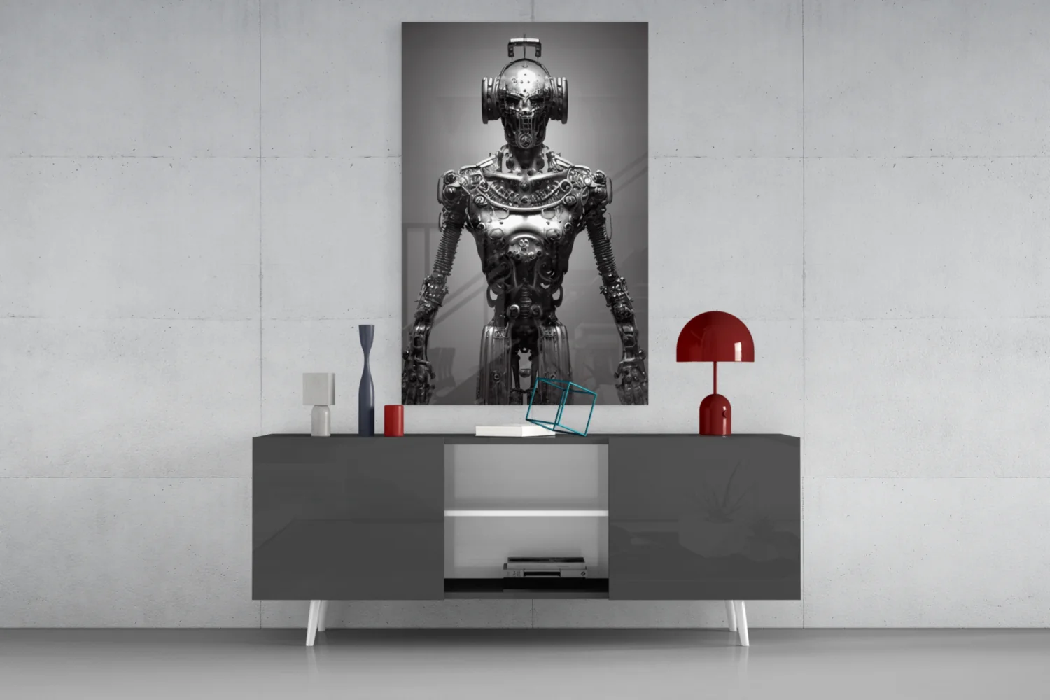 Humachine" Glass Art || Designer Collection - Image 9