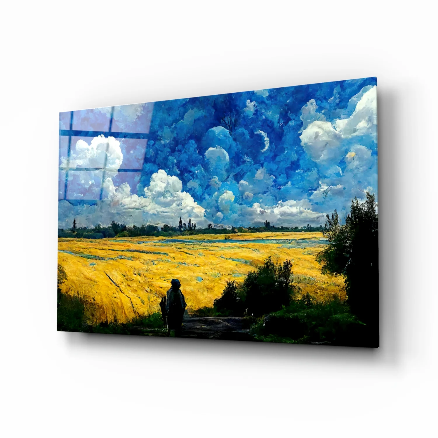 Cloudy Day Glass Glass Art  || Designer Collection - Image 2