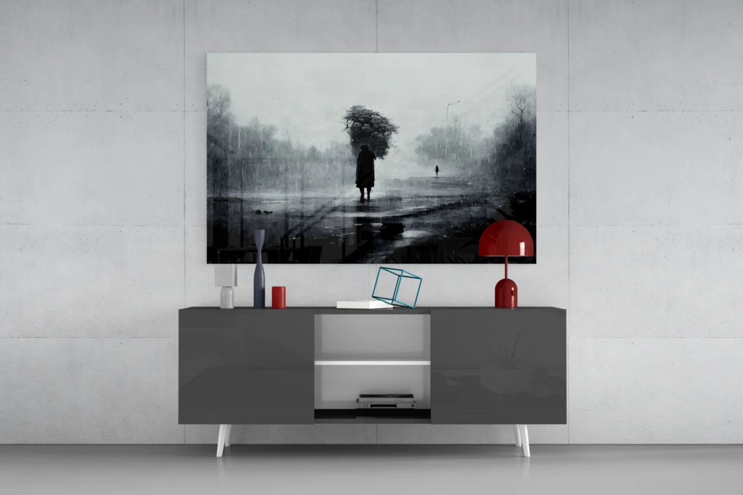 Loneliness Glass Art  || Designer Collection - Image 9