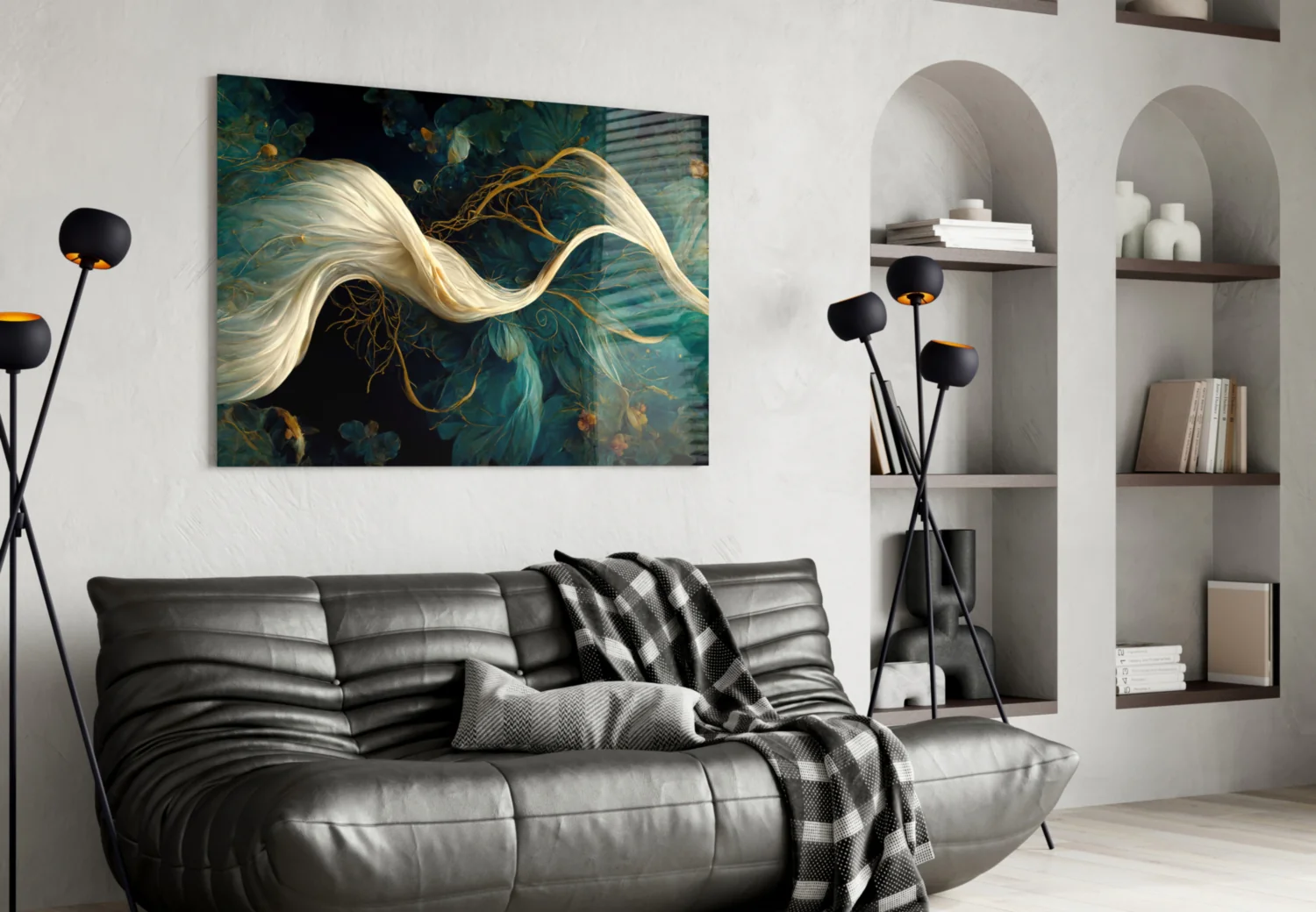 Flow of Roots Glass Art || Designer Collection - Image 5