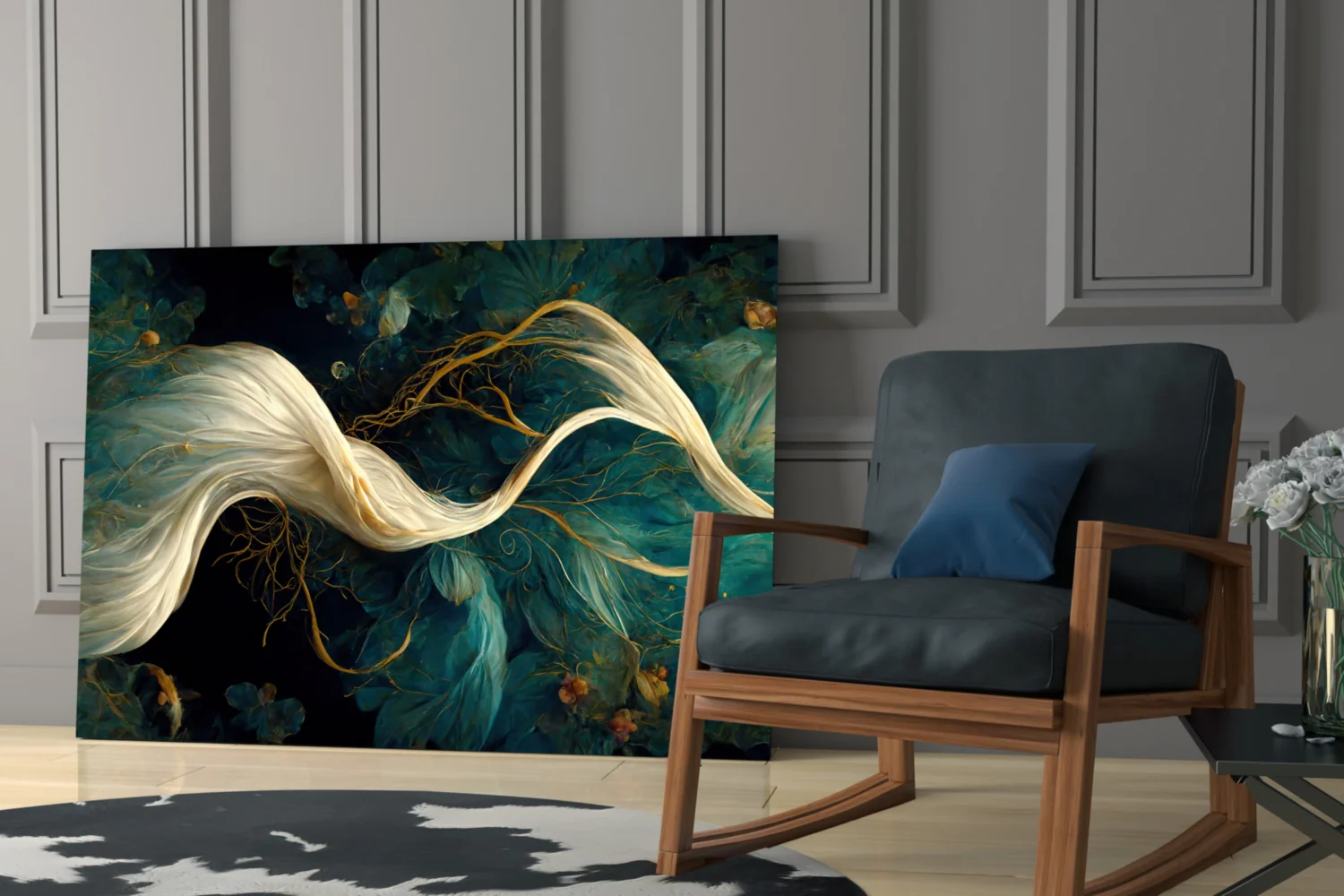 Flow of Roots Glass Art || Designer Collection - Image 7