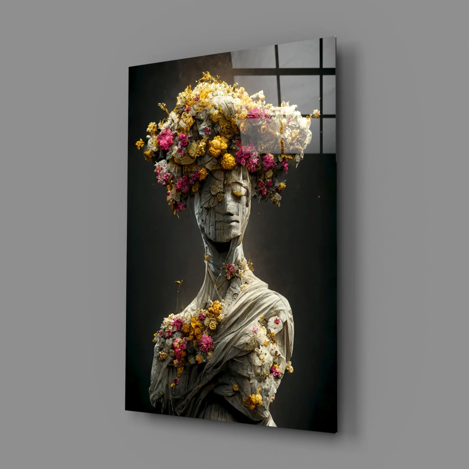 Abandoned Statue Glass Art  || Designer Collection - Image 3