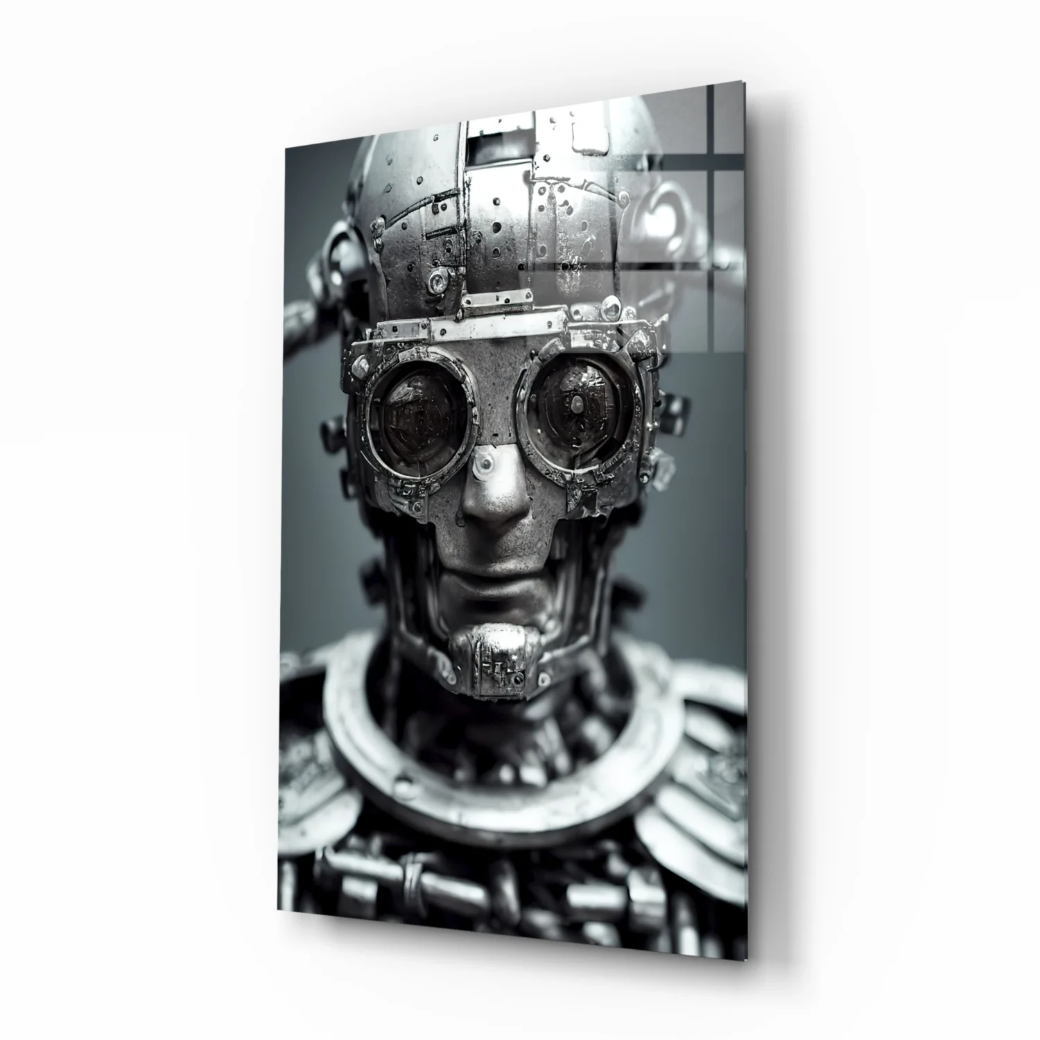 Humachine" Glass Wall Art || Designer Collection - Image 2