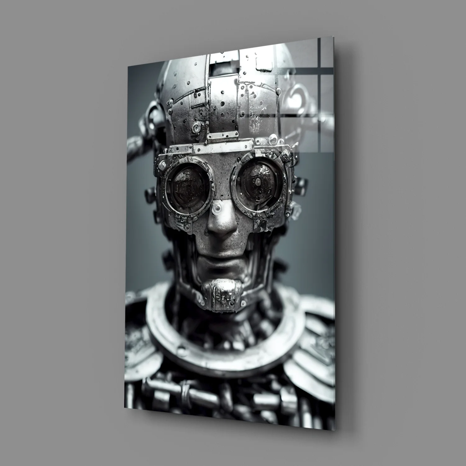 Humachine" Glass Wall Art || Designer Collection - Image 3