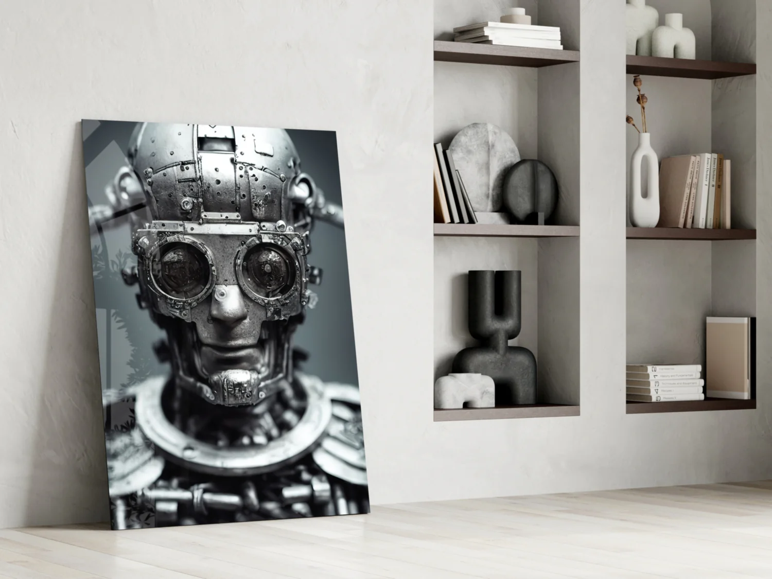 Humachine" Glass Wall Art || Designer Collection - Image 7