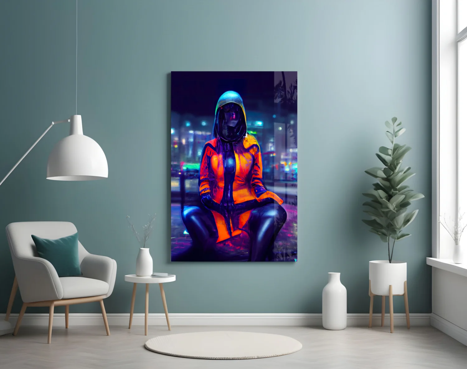 The Wait Glass Wall Art || Designer Collection - Image 5