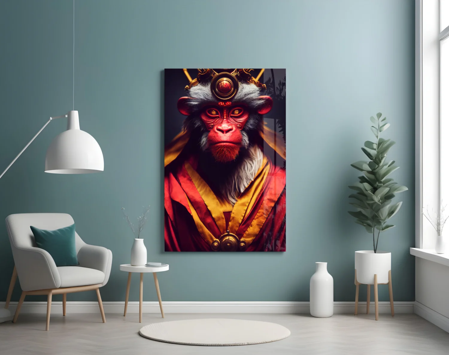 Ape King Glass Wall Art  || Designer Collection - Image 5