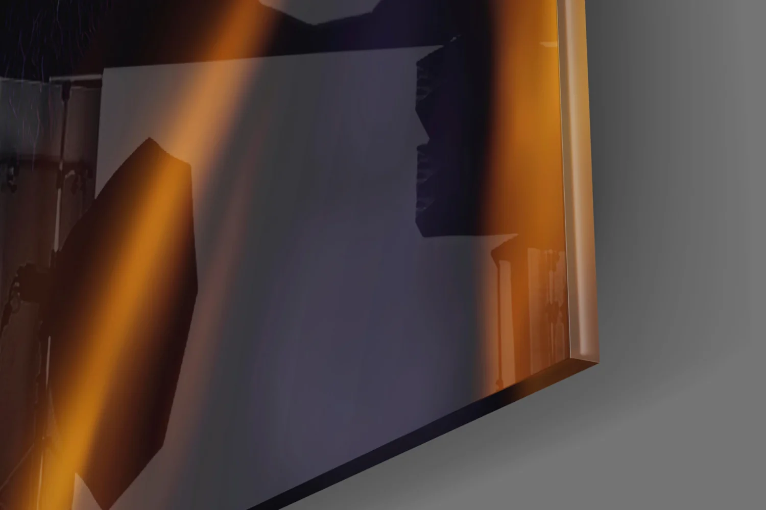 Angry Smile Glass Wall Art || Designer Collection - Image 8