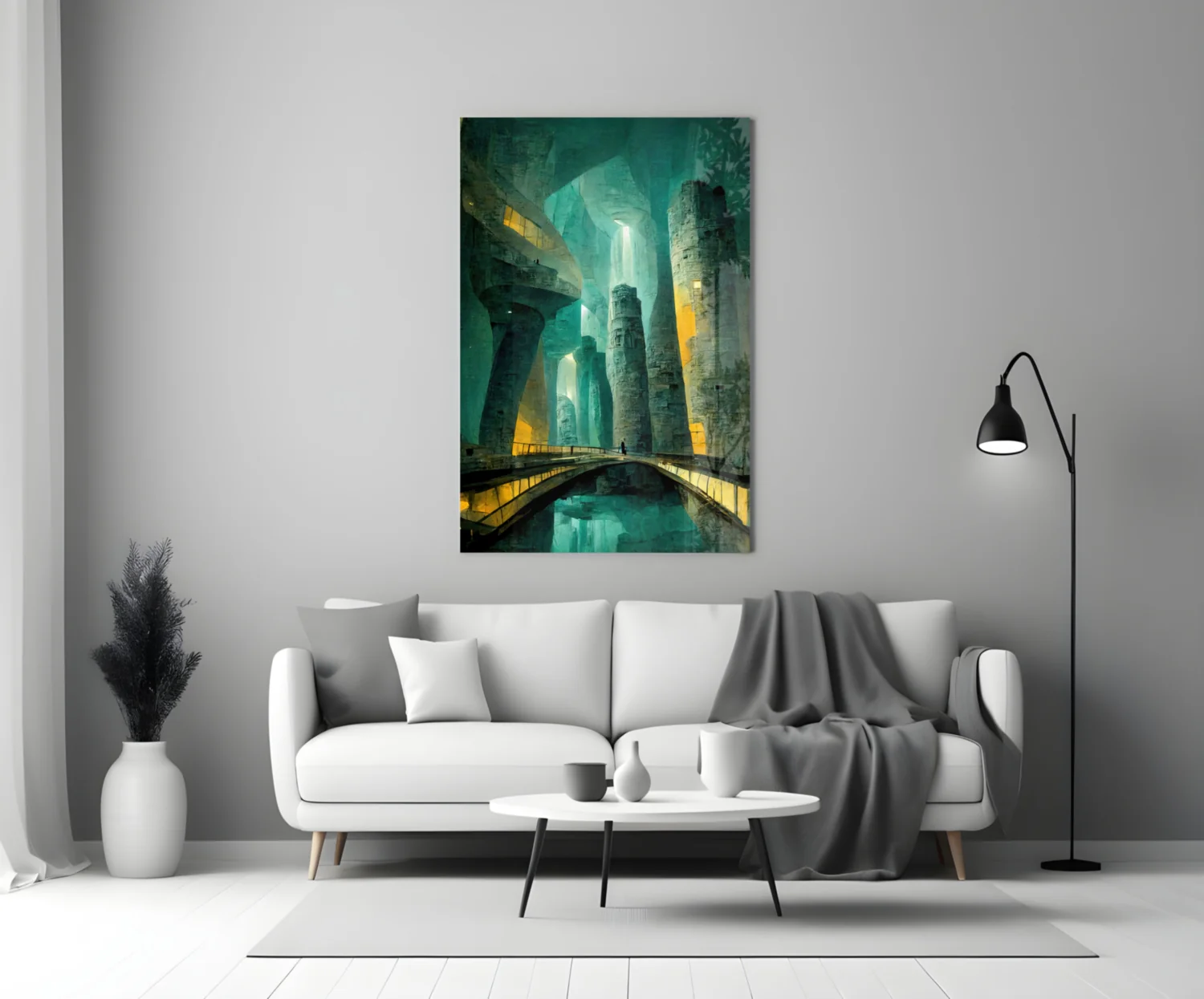 Underground Glass Wall Art || Designers Collection - Image 4