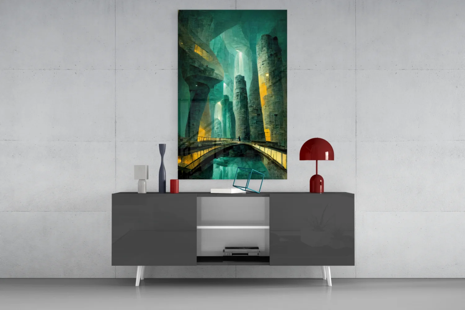 Underground Glass Wall Art || Designers Collection - Image 9