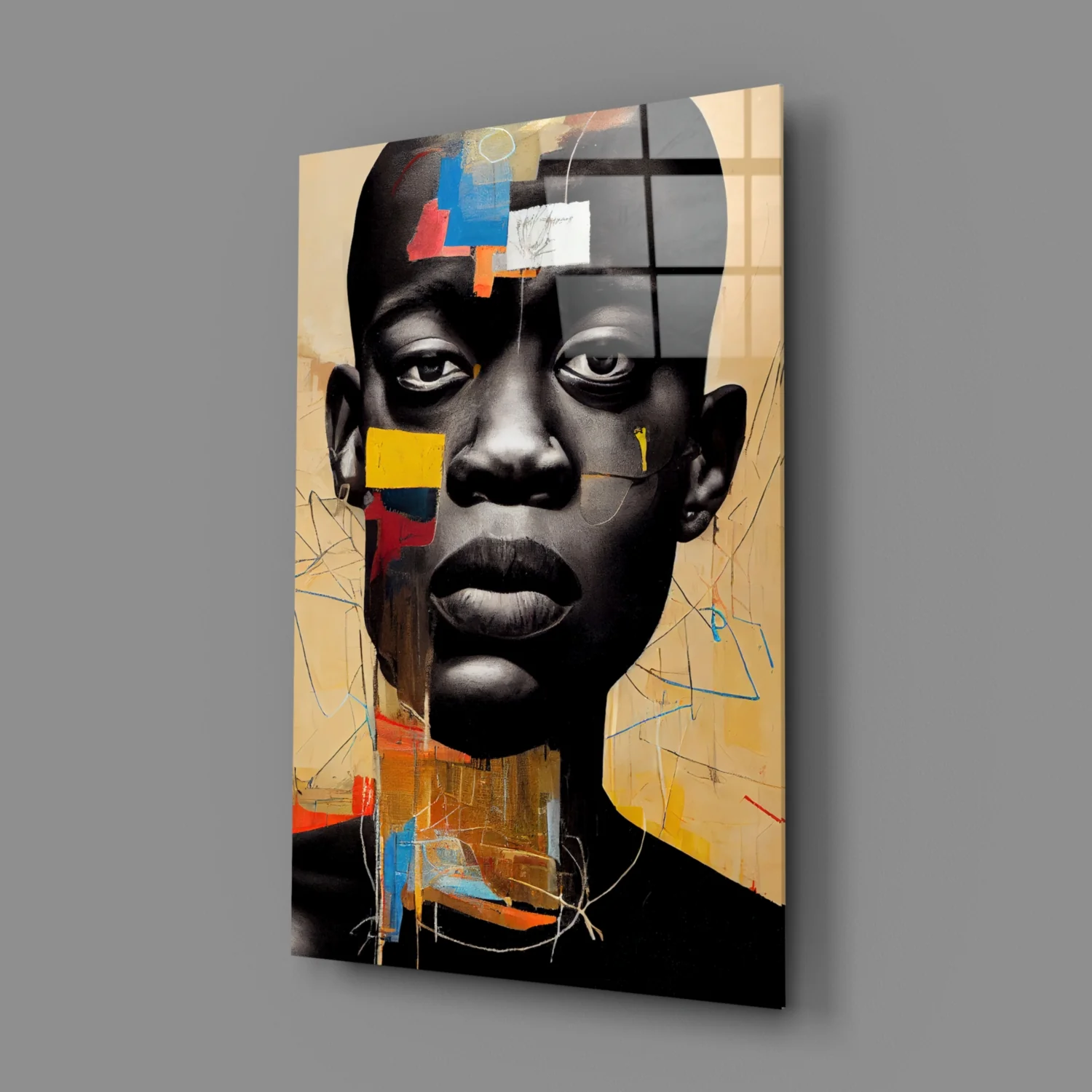 The Rebellious Look Glass Wall Art  || Designer Collection - Image 3