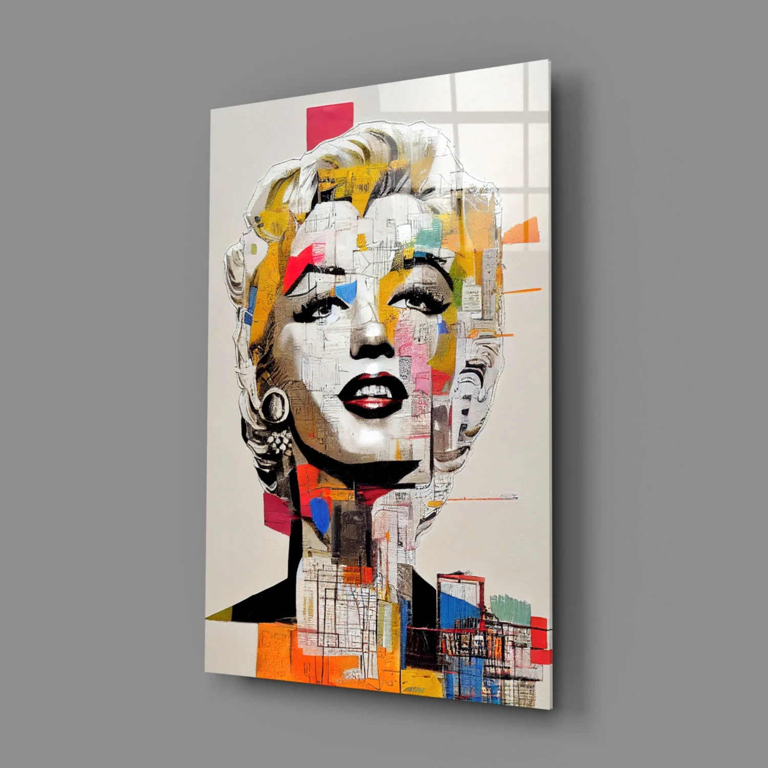 Marilyn Monroe Glass Wall Art || Designer Collection - Image 3