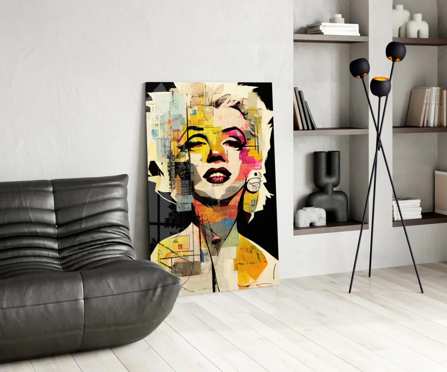 Marilyn Monroe Glass Wall Art || Designer Collection - Image 6