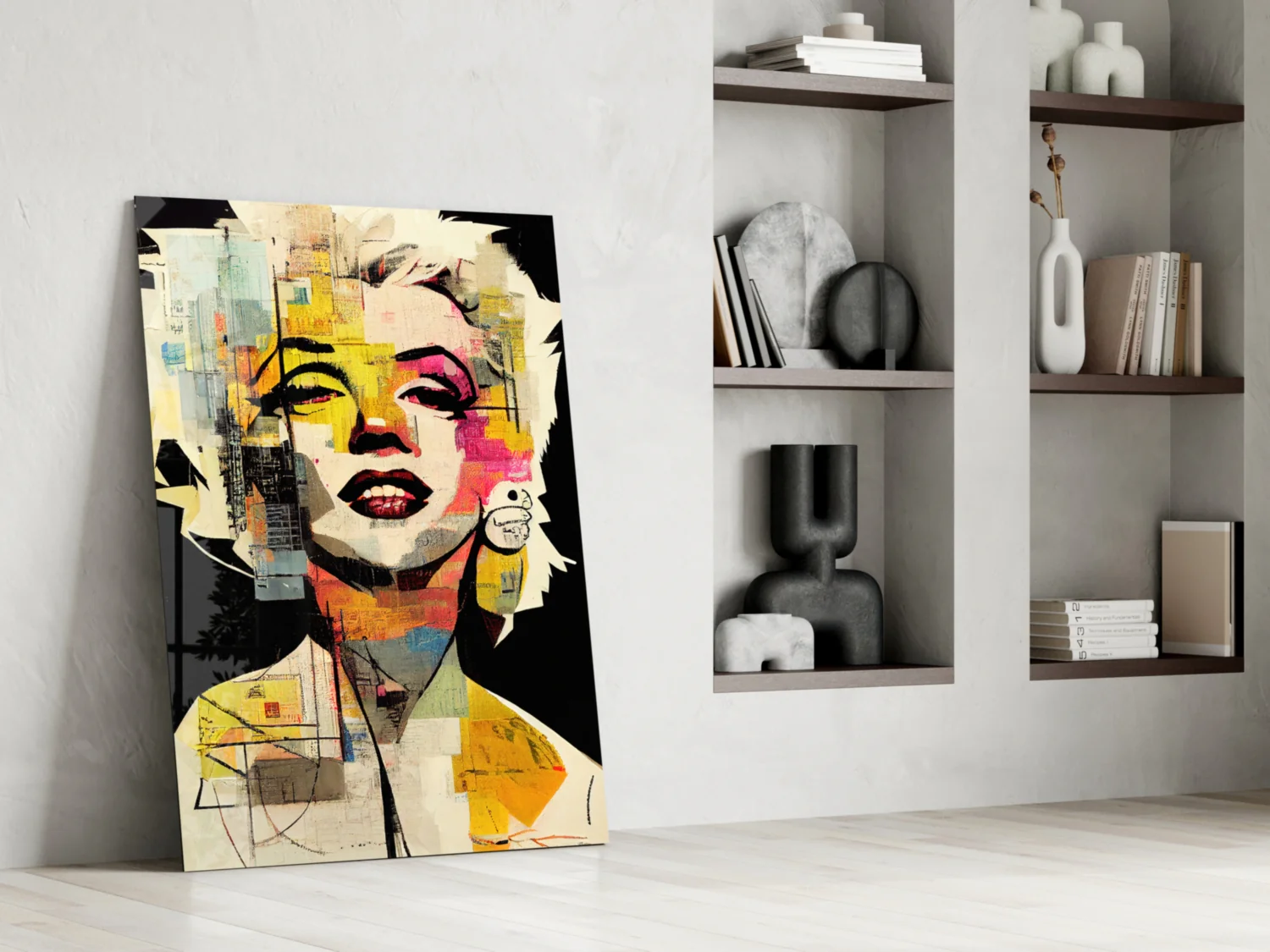 Marilyn Monroe Glass Wall Art || Designer Collection - Image 7