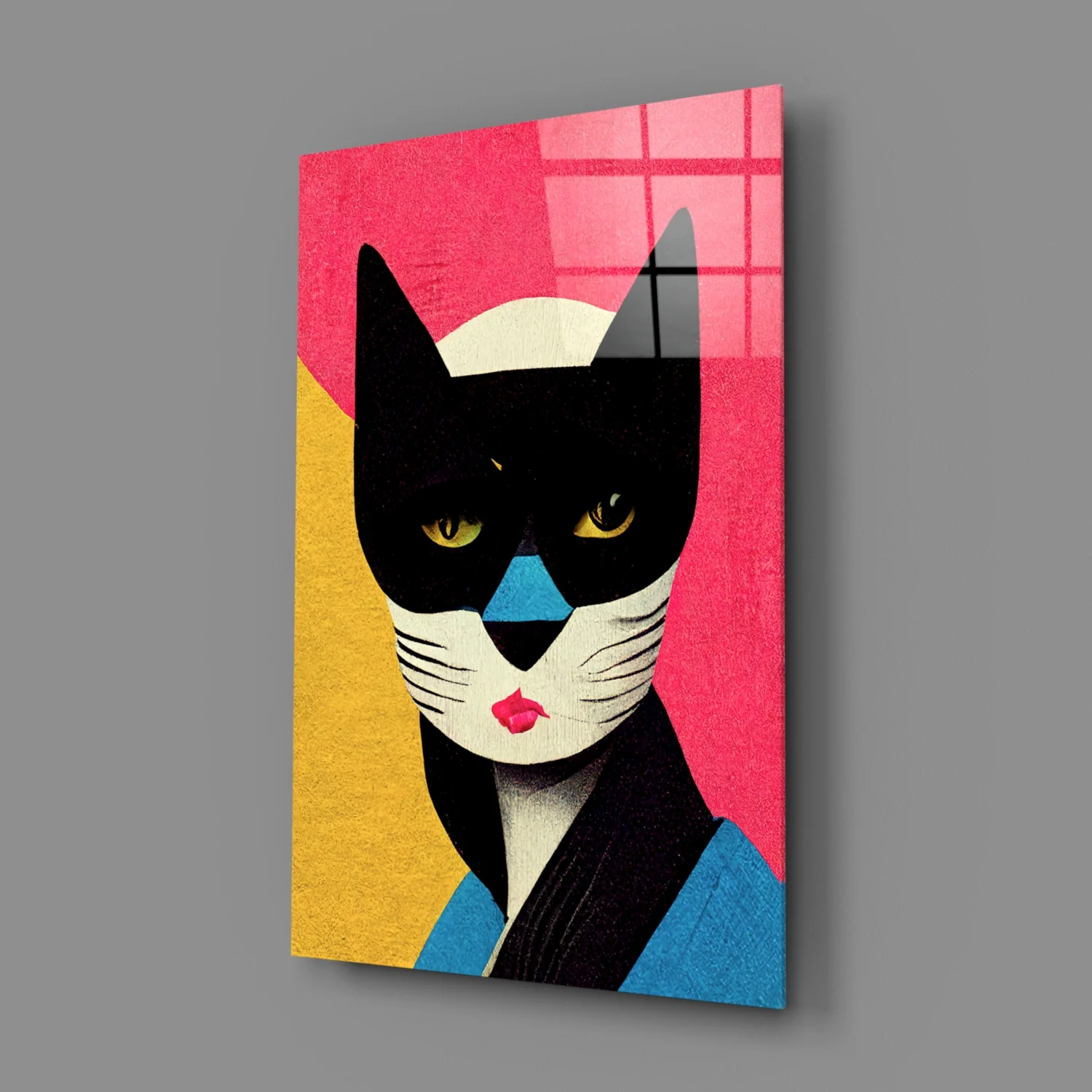 Masked Glass Wall Art || Designer Collection - Image 3