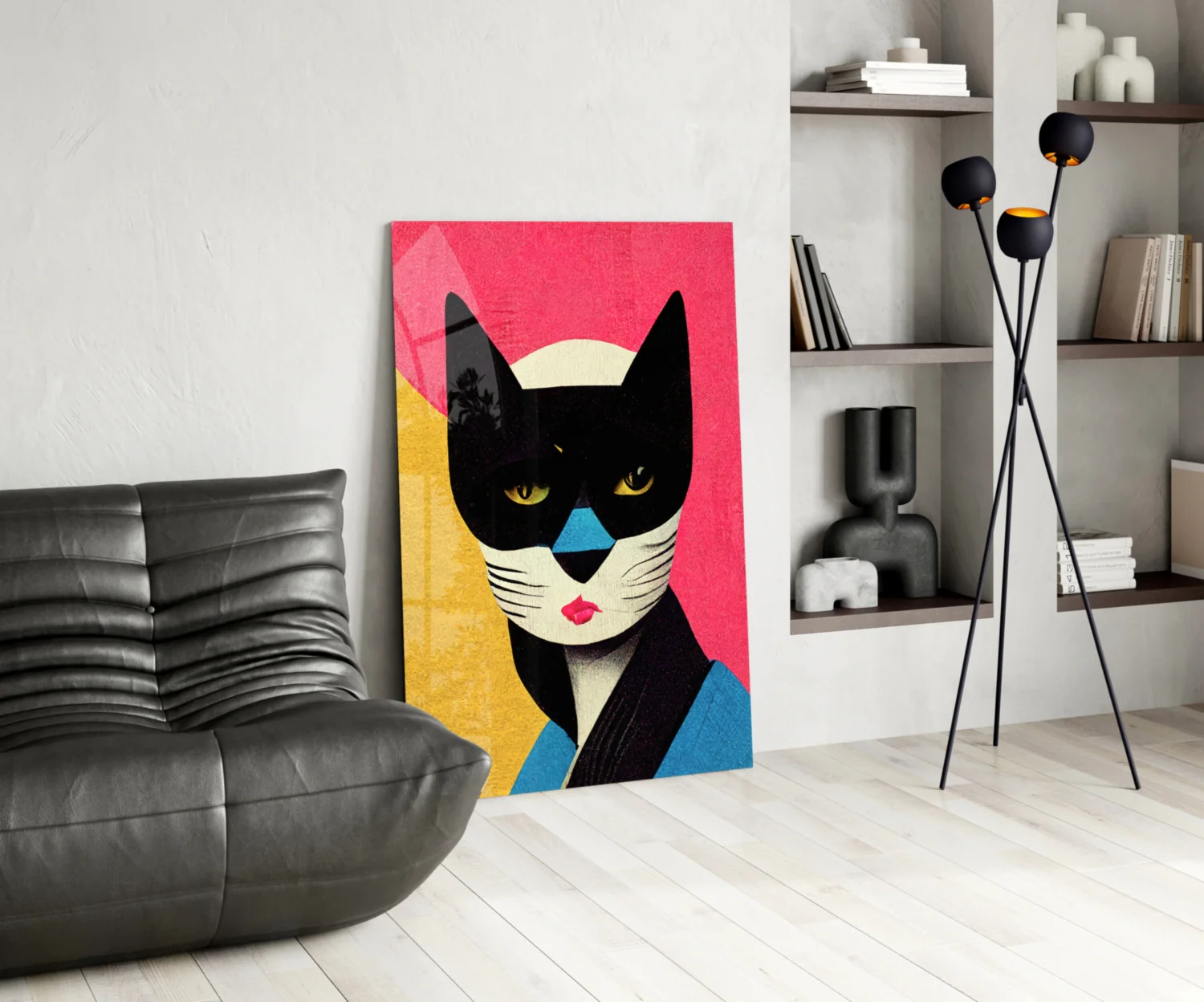 Masked Glass Wall Art || Designer Collection - Image 6