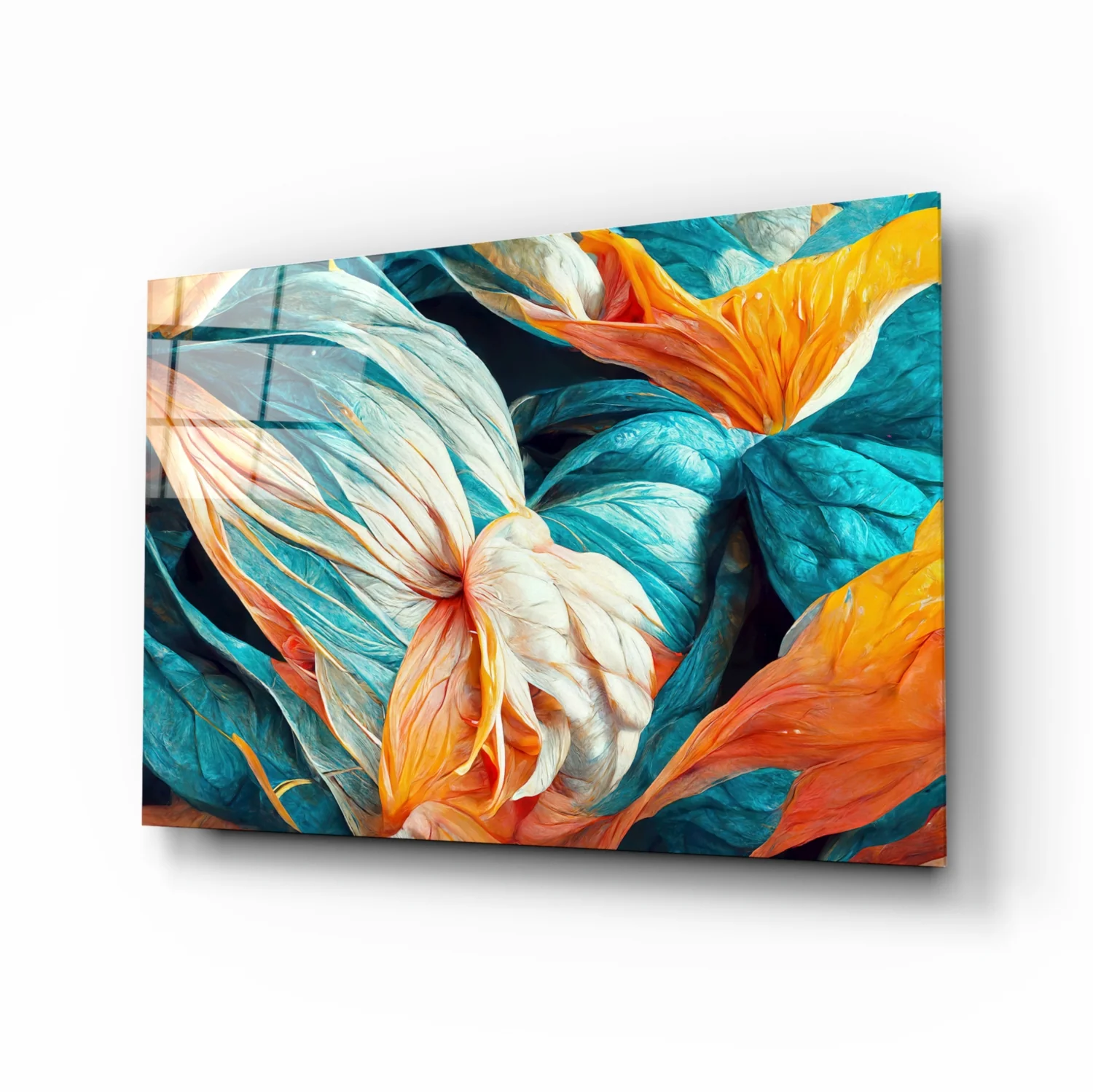 Flowerish Glass Wall Art  || Designer Collection - Image 2