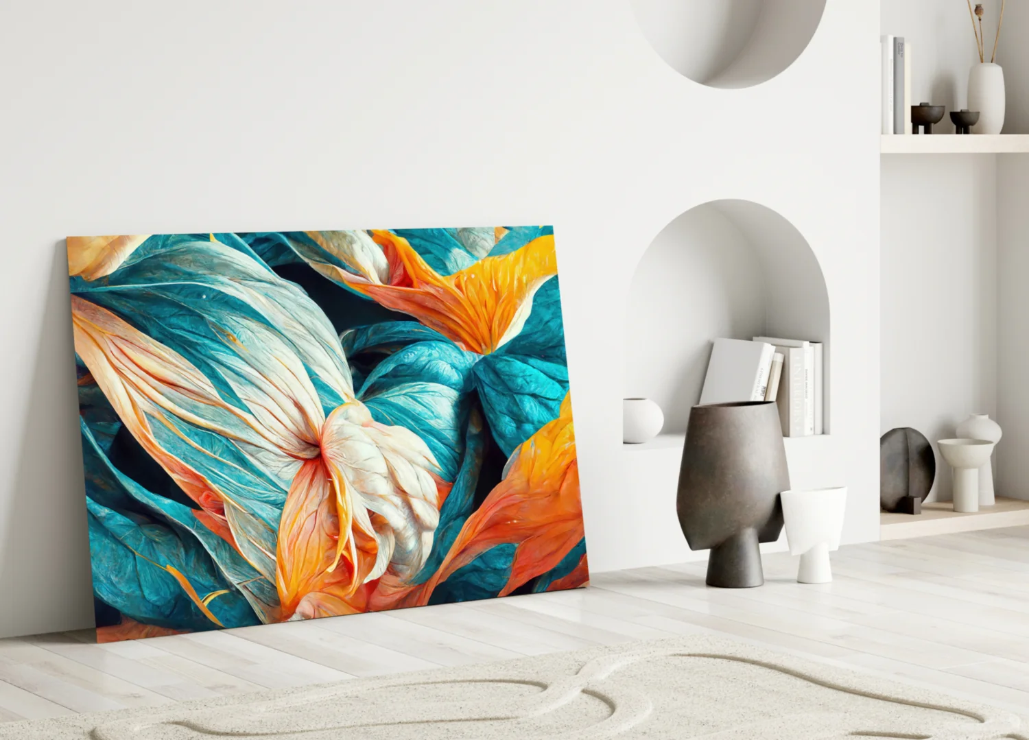Flowerish Glass Wall Art  || Designer Collection - Image 4