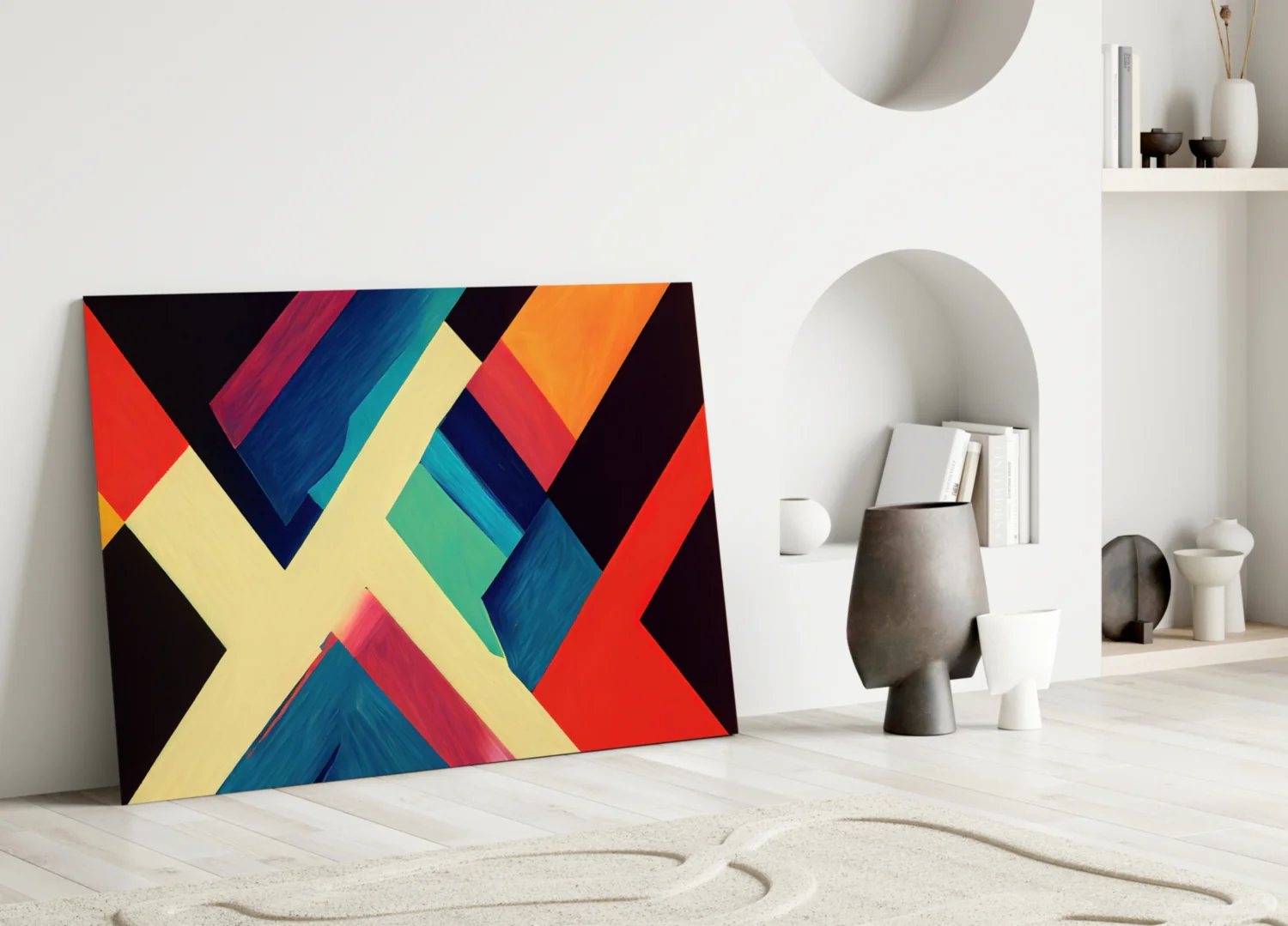 Corners Glass Wall Art  || Designers Collection - Image 4