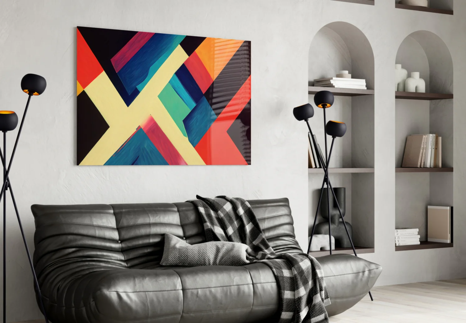 Corners Glass Wall Art  || Designers Collection - Image 5