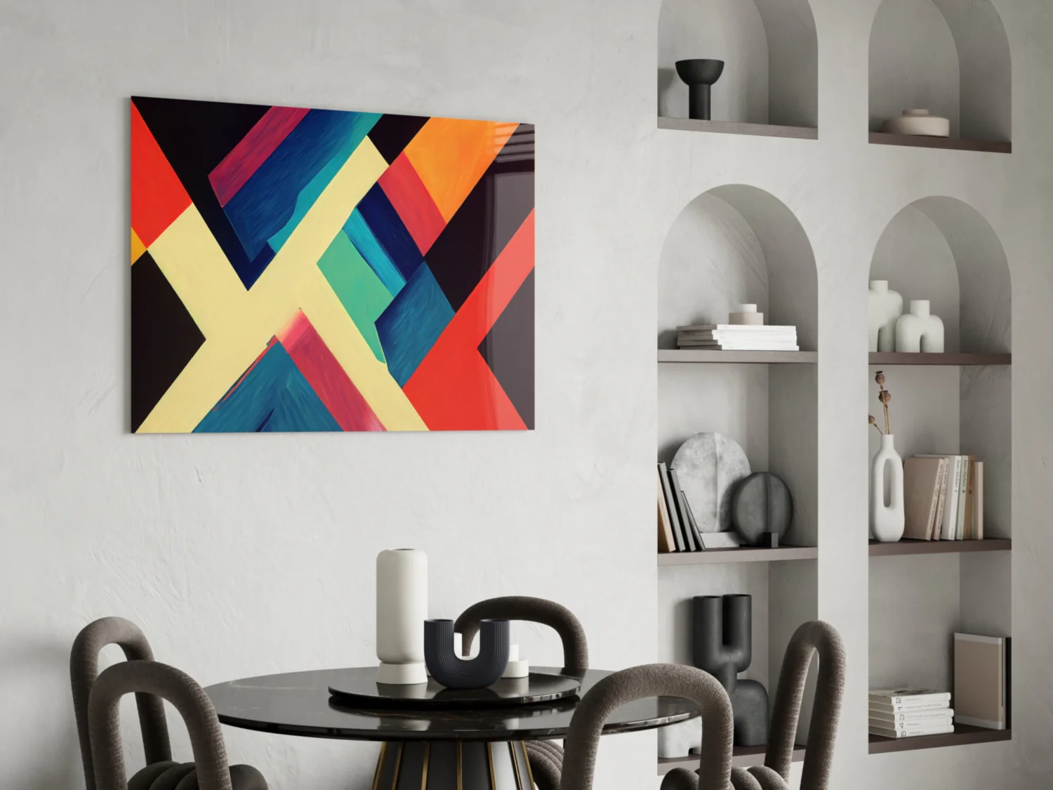 Corners Glass Wall Art  || Designers Collection - Image 6