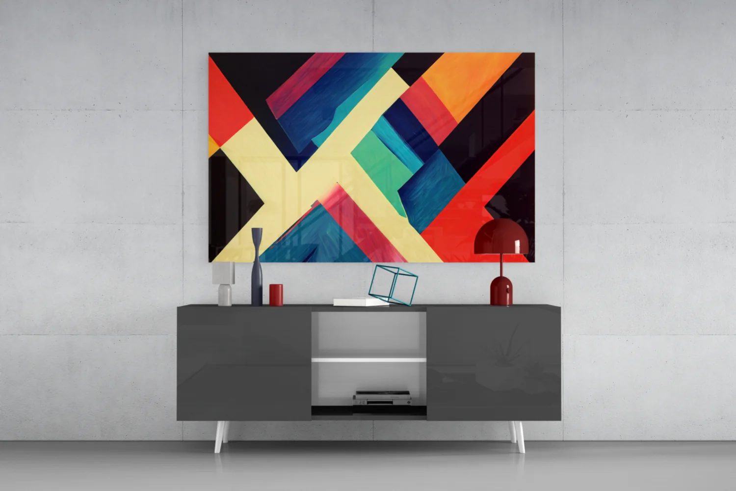 Corners Glass Wall Art  || Designers Collection - Image 9