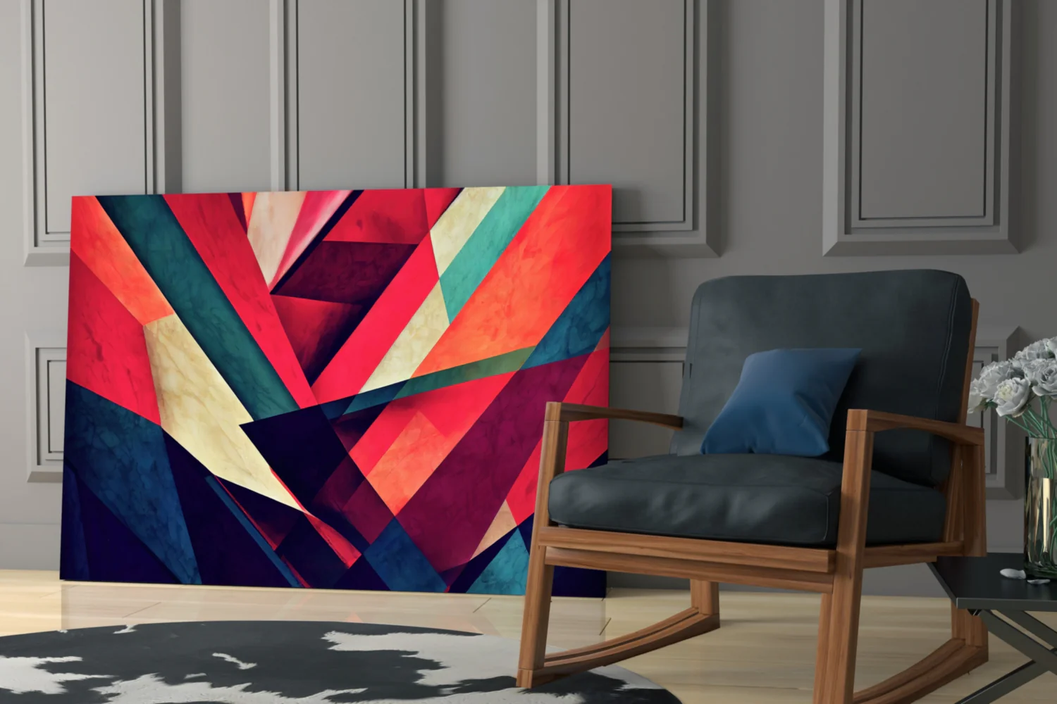 Corners Glass Wall Art  || Designers Collection - Image 7