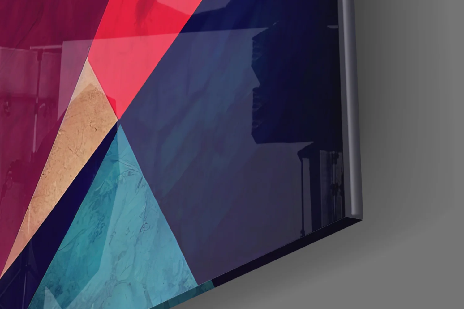 Corners Glass Wall Art  || Designers Collection - Image 8