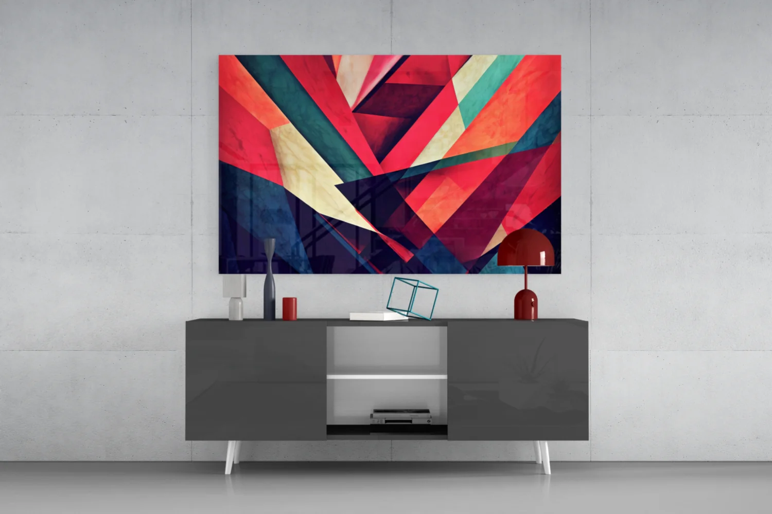 Corners Glass Wall Art  || Designers Collection - Image 9