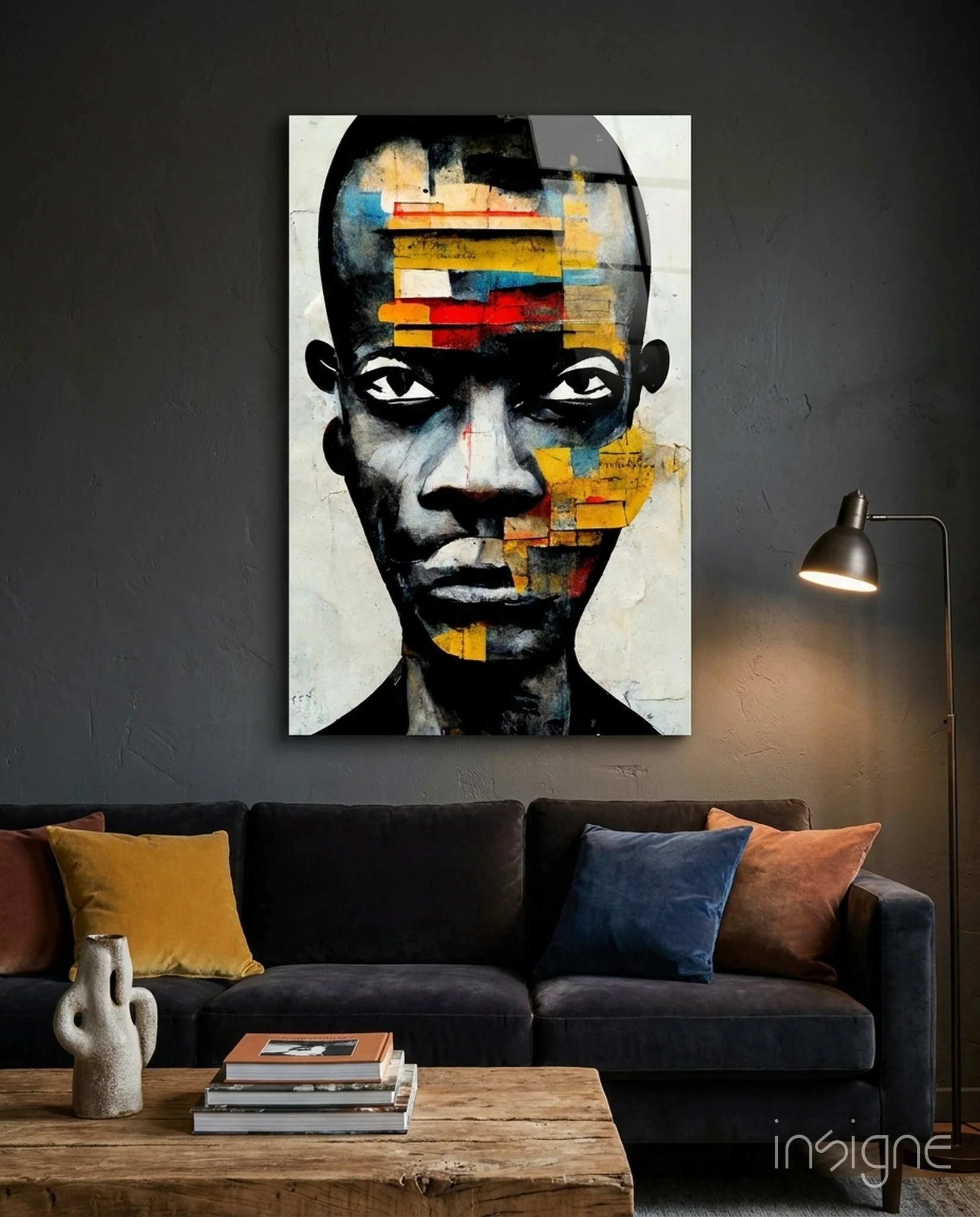 The Rebellious Look Glass Wall Art || Designer Collection